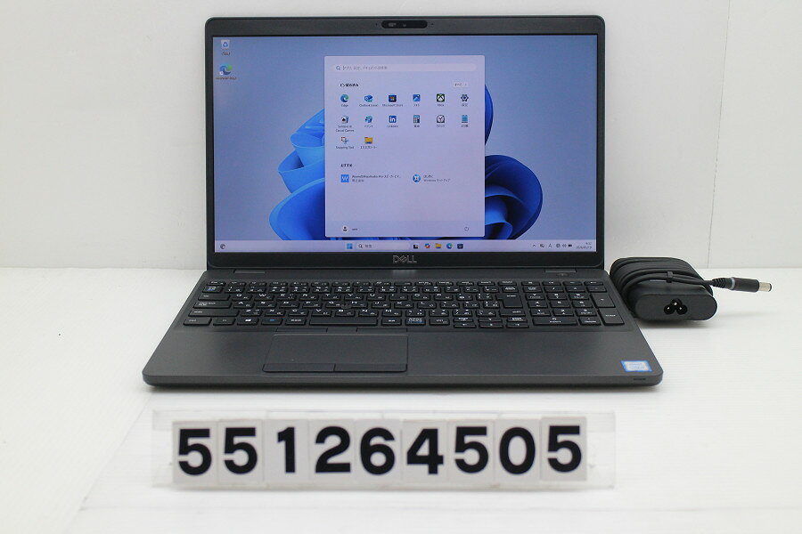 12 inches - DELL Latitude 5500 Core i5 8265U 1.6GHz/8GB/256GB(SSD)/15.6W/FHD(1920x1080)/Win11【中古】【20260521】