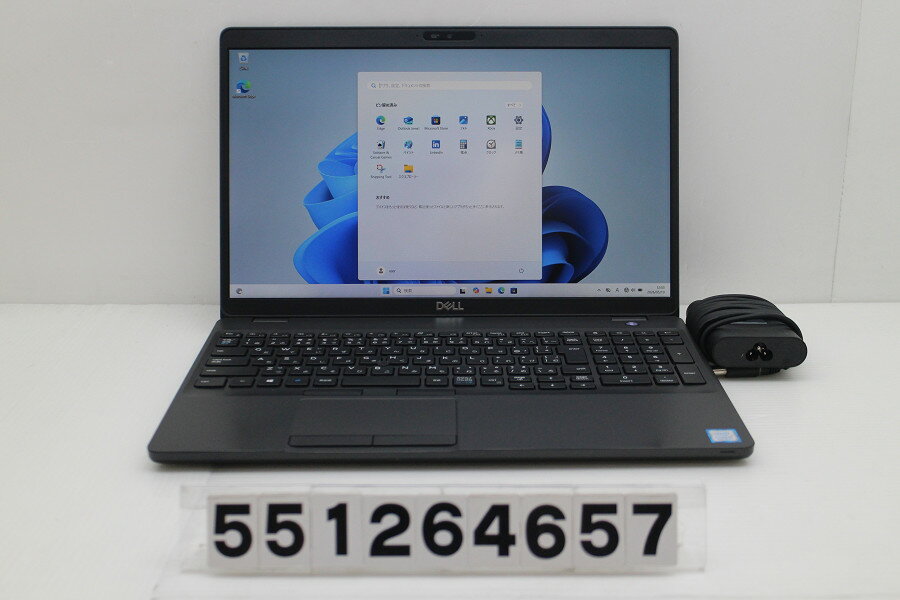 15 inches - DELL Latitude 5500 Core i5 8265U 1.6GHz/8GB/256GB(SSD)/15.6W/FHD(1920x1080)/Win11【中古】【20260521】