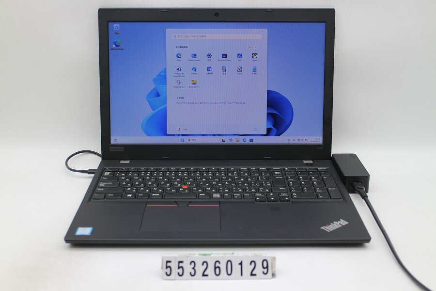 15 inches - Lenovo ThinkPad L580 Core i5 8250U 1.6GHz/8GB/256GB(SSD)/15.6W/FWXGA(1366x768)/Win11【中古】【20260521】