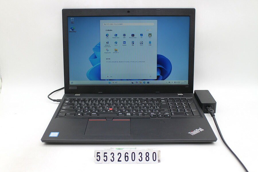 15 inches - Lenovo ThinkPad L580 Core i5 8250U 1.6GHz/8GB/256GB(SSD)/15.6W/FWXGA(1366x768)/Win11【中古】【20260521】