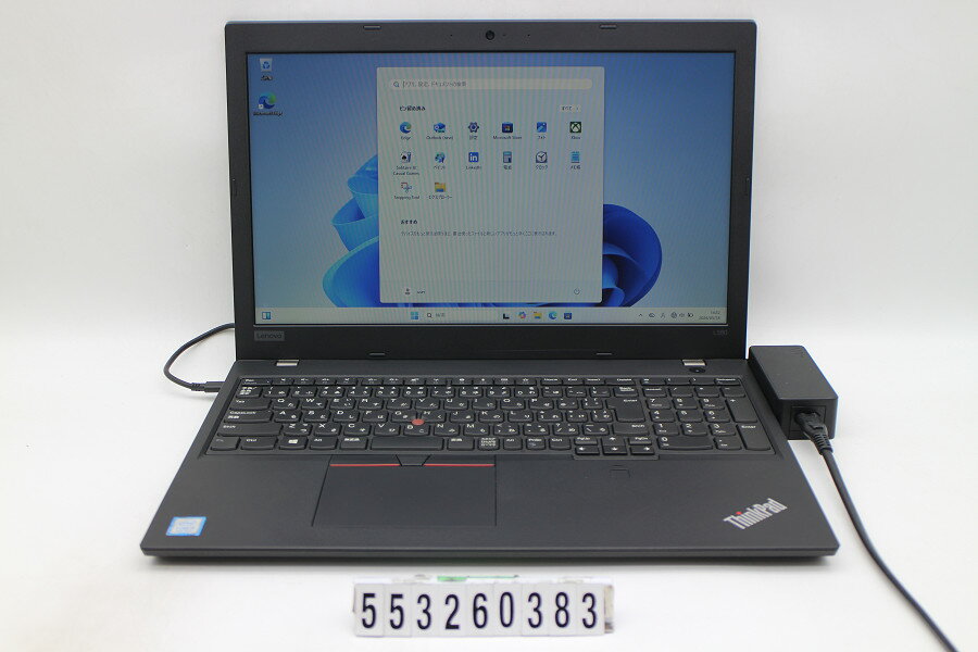 Hewlett Packard - Lenovo ThinkPad L580 Core i5 8250U 1.6GHz/8GB/256GB(SSD)/15.6W/FWXGA(1366x768)/Win11【中古】【20260521】