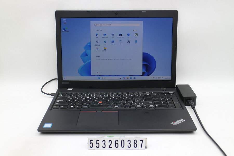 15 inches - Lenovo ThinkPad L580 Core i5 8250U 1.6GHz/8GB/256GB(SSD)/15.6W/FWXGA(1366x768)/Win11【中古】【20260521】