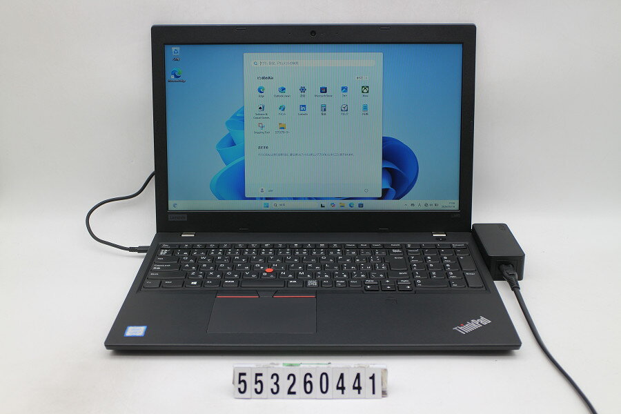 15 inches - Lenovo ThinkPad L580 Core i5 8250U 1.6GHz/8GB/256GB(SSD)/15.6W/FWXGA(1366x768)/Win11【中古】【20260521】