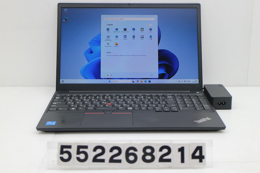 15 inches - Lenovo ThinkPad E15 Gen2 Core i5 1135G7 2.4GHz/8GB/256GB(SSD)/15.6W/FHD(1920x1080)/Win11【中古】【20260408】