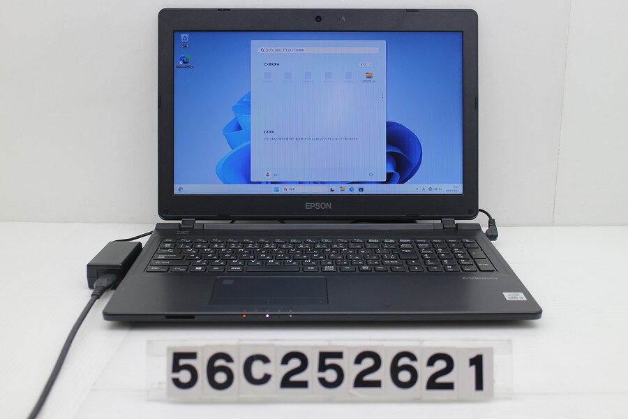 15 inches + - EPSON Endeavor NJ4400E Core i5 10210U 1.6GHz/8GB/256GB(SSD)/DVD/15.6W/FWXGA(1366x768)/Win11【中古】【20260408】
