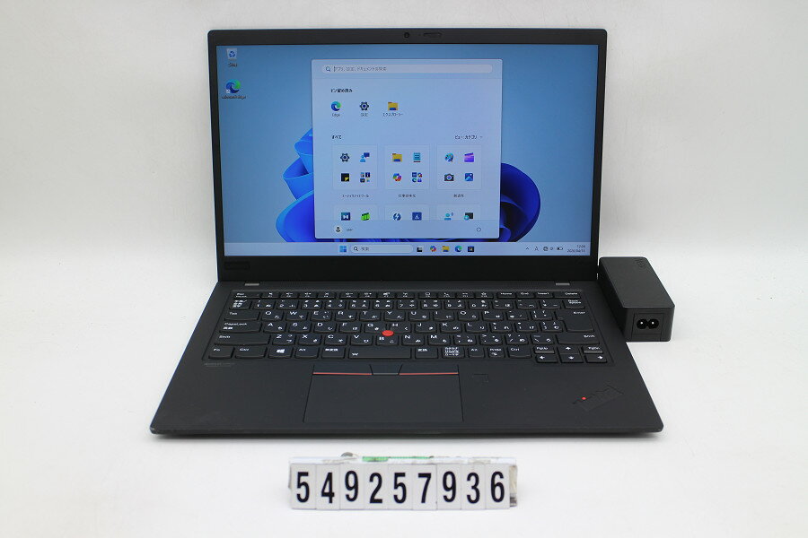 Apple - Lenovo ThinkPad X1 Carbon 8th Gen Core i5 10210U 1.6GHz/8GB/256GB(SSD)/14W/FHD(1920x1080)/Win11【中古】【20260421】