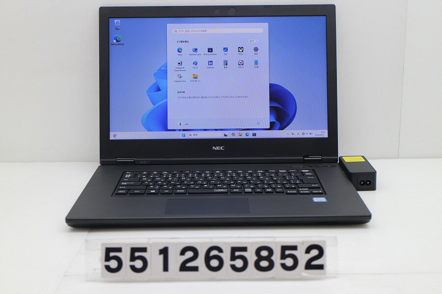 15 inches - NEC PC-VKT16XZG5 Core i5 8265U 1.6GHz/8GB/256GB(SSD)/Multi/15.6W/FWXGA(1366x768)/Win11【中古】【20260421】