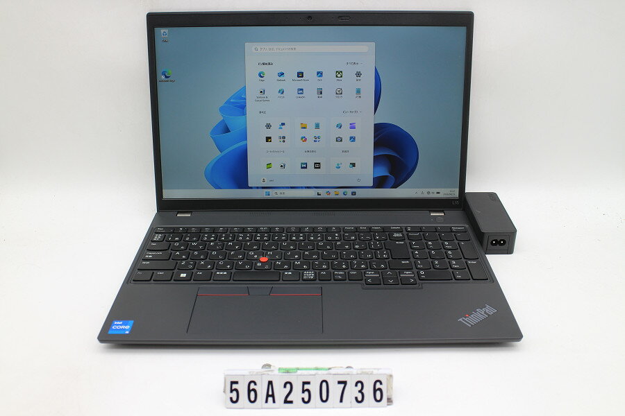 15 inches - Lenovo ThinkPad L15 Gen3 Core i5 1235U 1.3GHz/8GB/256GB(SSD)/15.6W/FHD(1920x1080)/Win11【中古】【20260421】