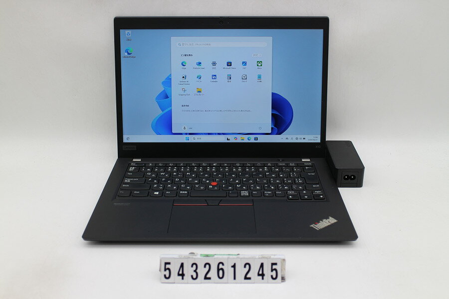 Panasonic - Lenovo ThinkPad X13 Gen1 Ryzen 3 PRO 4450U 2.5GHz/16GB/256GB(SSD)/13.3W/FHD(1920x1080)/Win11 キー文字消えあり【中古】【20260430】