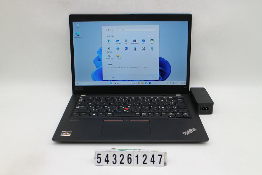 13 inches - Lenovo ThinkPad X13 Gen1 Ryzen 3 PRO 4450U 2.5GHz/16GB/256GB(SSD)/13.3W/FHD(1920x1080)/Win11 キー文字消えあり【中古】【20260430】
