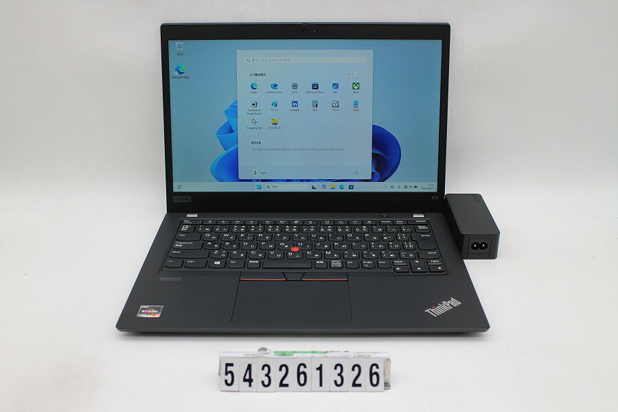 乐天商城 - Lenovo ThinkPad X13 Gen1 Ryzen 3 PRO 4450U 2.5GHz/16GB/256GB(SSD)/13.3W/FHD(1920x1080)/Win11 キー文字消えあり【中古】【20260430】