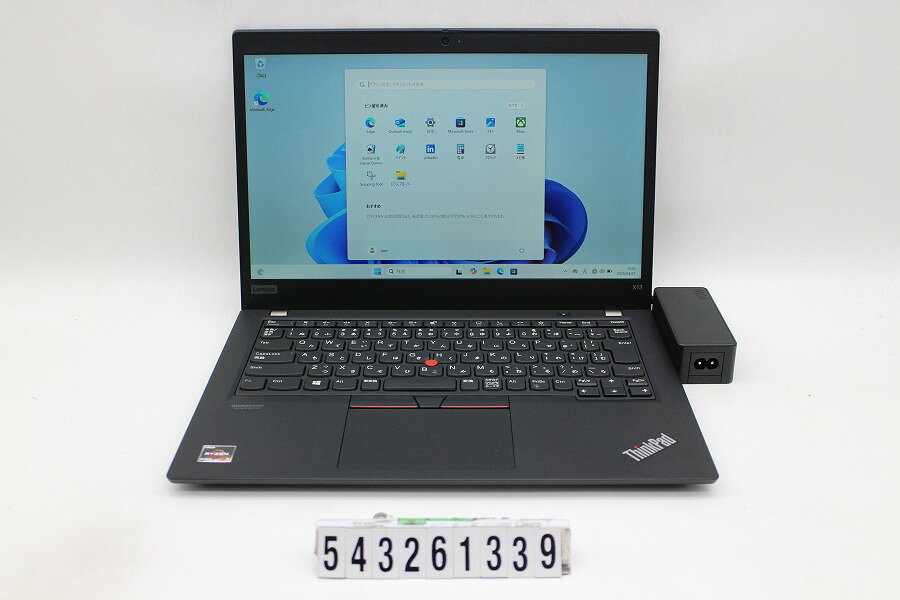 GATEWAY - Lenovo ThinkPad X13 Gen1 Ryzen 3 PRO 4450U 2.5GHz/16GB/256GB(SSD)/13.3W/FHD(1920x1080)/Win11【中古】【20260430】