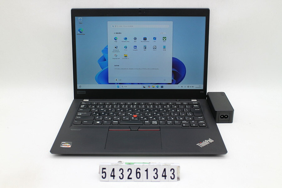 乐天商城 - Lenovo ThinkPad X13 Gen1 Ryzen 3 PRO 4450U 2.5GHz/16GB/256GB(SSD)/13.3W/FHD(1920x1080)/Win11【中古】【20260430】