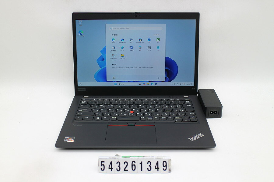 乐天商城 - Lenovo ThinkPad X13 Gen1 Ryzen 3 PRO 4450U 2.5GHz/16GB/256GB(SSD)/13.3W/FHD(1920x1080)/Win11 キー文字消えあり【中古】【20260430】