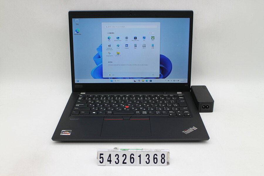 ACER - Lenovo ThinkPad X13 Gen1 Ryzen 3 PRO 4450U 2.5GHz/16GB/256GB(SSD)/13.3W/FHD(1920x1080)/Win11【中古】【20260430】