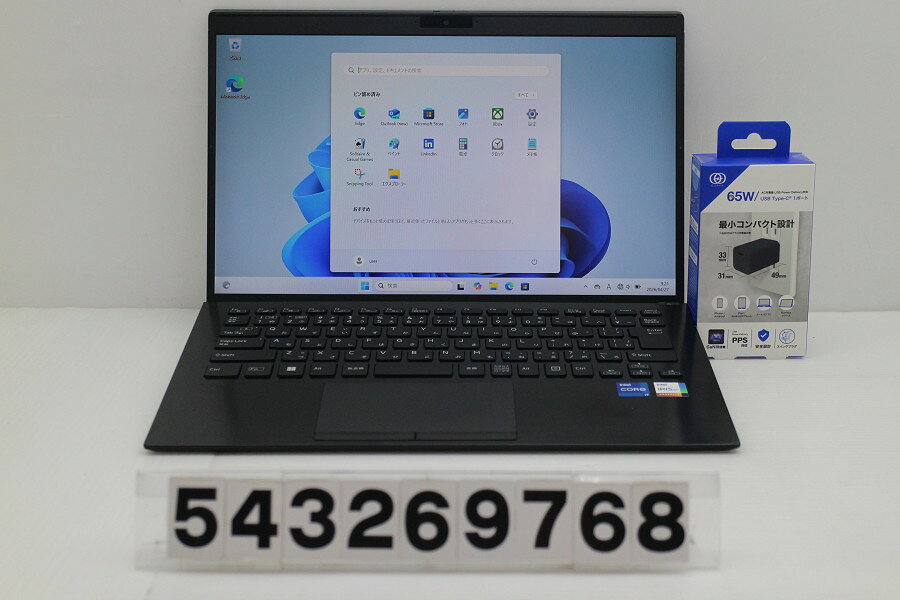 商品情報 No.543269768メーカーVAIO商品名 型番・型名VJPK228002631※PC8949C11N仕様■基本スペック　・CPU：Corei7 1255U 1.7GHz(10コア12スレッド)　・メモリ：32768MB(変更不可)　・HDD：256GB(SSD)　・VGA：オンボード　・DRIVE：なし　・モニター：14インチワイドFHD(1920x1080)　・その他機能：無線LAN Bluetooth USB3.0 HDMI Webカメラ 指紋認証リーダー付電源ボタン 顔認証 USB(Type-C) バックライト付キーボード　・リカバリ：11 Pro 64bitリカバリ済(OS導入済)状態・動作状況■動作：中古動作品 ※液晶パネル面：確認した限り傷 キーボード痕あり ※液晶表示：確認した限り目立つ表示不良なし ※バッテリ状態：充電駆動可能 ※バッテリは保証対象外となります。外観■汚れ　・外装汚れ若干有り。■シール痕　・若干あり。■傷　・外装に使用に差し支えない擦り傷がございます。■その他　・中古品のため使用に差し支えない傷、汚れがある場合がございます。　・本体内外装は清掃しておりますが、多少の汚れが残っている可能性がございます。　・天板擦り傷 摩耗 パームレスト摩耗 液晶枠痕 タッチパッド摩耗 テカリ 底面擦り傷 摩耗あり　・キーボード特記事項：若干摩耗あり附属品■付属品(下記に記載の物以外は付属いたしません。また、写真に掲載の無い物は付属いたしません)　・ACアダプター(他社製)対応情報-備考　・11 Pro 64bitリカバリ済(OS導入済)※リカバリ完了しておりますので、お届け後すぐにご利用頂けます。　・ACアダプターは他社製です(充電等に問題はありません)ご注意　・掲載中の商品について、一部の在庫は各地方のPCコンフル店頭でも展示、販売しています。　・搭載されたSSDやバッテリー等に関して、お問い合わせによる追加の状態確認(健康状態や残量等)は誠に申し訳ありませんが対応いたしておりません。　・店頭で展示している関係上、ごく稀に展示中の破損や付属品の欠損等が発生する場合がございます。その際には、当店よりお客さまにご連絡させていただきます。　・その場合、代替品をご提案させていただきます。ご提案商品がご注文者様の要件に添いません場合はキャンセル対応させて頂きます。　・PCコンフルの在庫に関しましては、同時発送およびサイズによりますが同梱発送を対応させて頂けます。但し在庫が複数拠点の場合、対応がかないません。