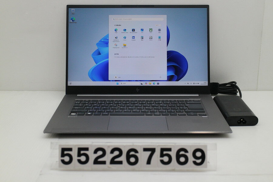 SONY - hp ZBook Studio 15 G8 Core i7 11800H 2.3GHz/32GB/512GB(SSD)/15.6W/FHD/Win11/NVIDIA T1200 Laptop GPU 外装打痕あり【中古】【20260430】