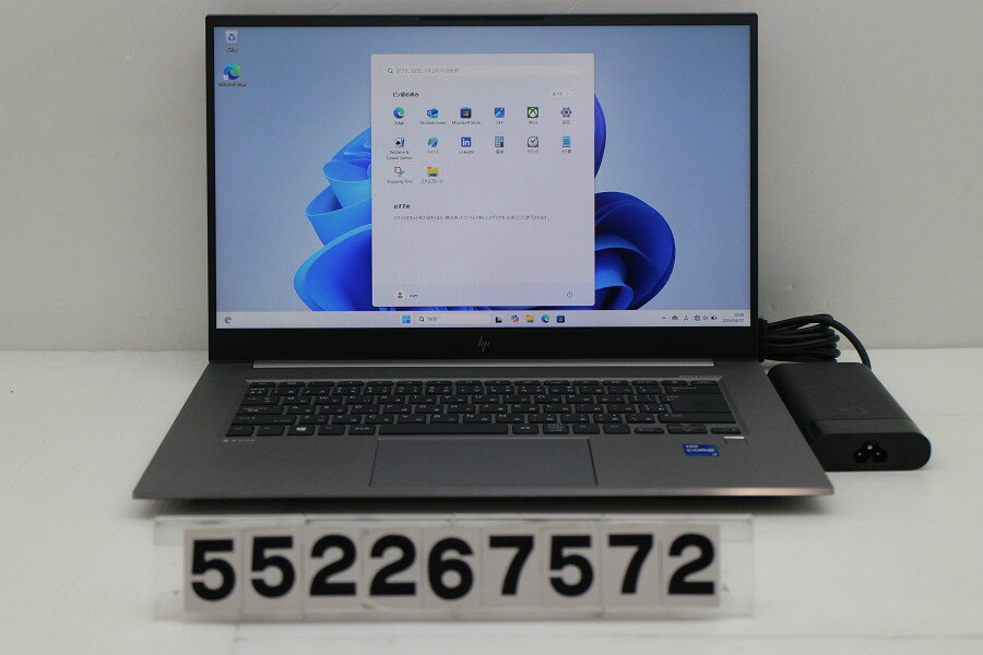 15 inches - hp ZBook Studio 15 G8 Core i7 11800H 2.3GHz/32GB/512GB(SSD)/15.6W/FHD(1920x1080)/Win11/NVIDIA T1200 Laptop GPU【中古】【20260430】