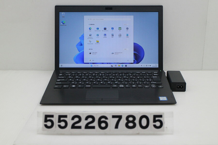 VAIO VJPG11C11N Core i5 8250U 1.6GHz/8GB/256GB(SSD)/13.3W/FHD(1920x1080)/Win11【中古】【20260430】