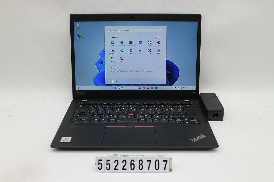13 inches - Lenovo ThinkPad X13 Gen1 Core i5 10210U 1.6GHz/8GB/256GB(SSD)/13.3W/FHD(1920x1080)/Win11【中古】【20260430】