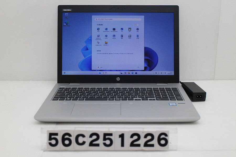 NEC - hp ProBook 650 G4 Core i3 8130U 2.2GHz/4GB/128GB(SSD)/Multi/15.6W/FWXGA(1366x768)/Win11【中古】【20260430】