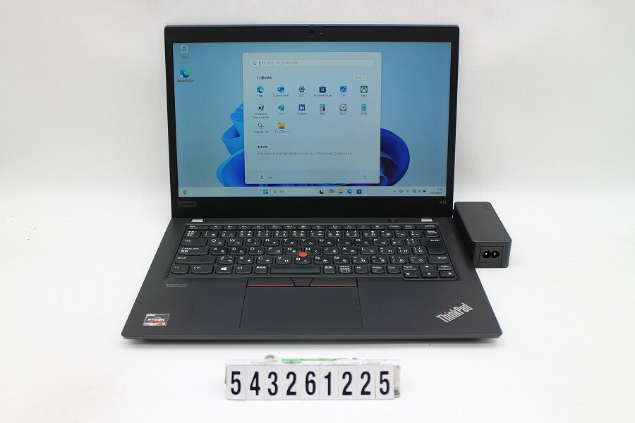 ACER - Lenovo ThinkPad X13 Gen1 Ryzen 3 PRO 4450U 2.5GHz/16GB/256GB(SSD)/13.3W/FHD(1920x1080)/Win11 キー文字消えあり【中古】【20260430】