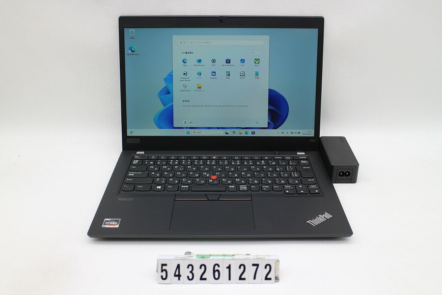 SONY - Lenovo ThinkPad X13 Gen1 Ryzen 3 PRO 4450U 2.5GHz/16GB/256GB(SSD)/13.3W/FHD(1920x1080)/Win11【中古】【20260430】