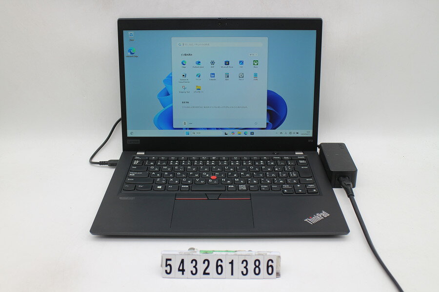 Rakuten - Lenovo ThinkPad X13 Gen1 Ryzen 3 PRO 4450U 2.5GHz/16GB/256GB(SSD)/13.3W/FHD(1920x1080)/Win11 キー文字消えあり【中古】【20260430】