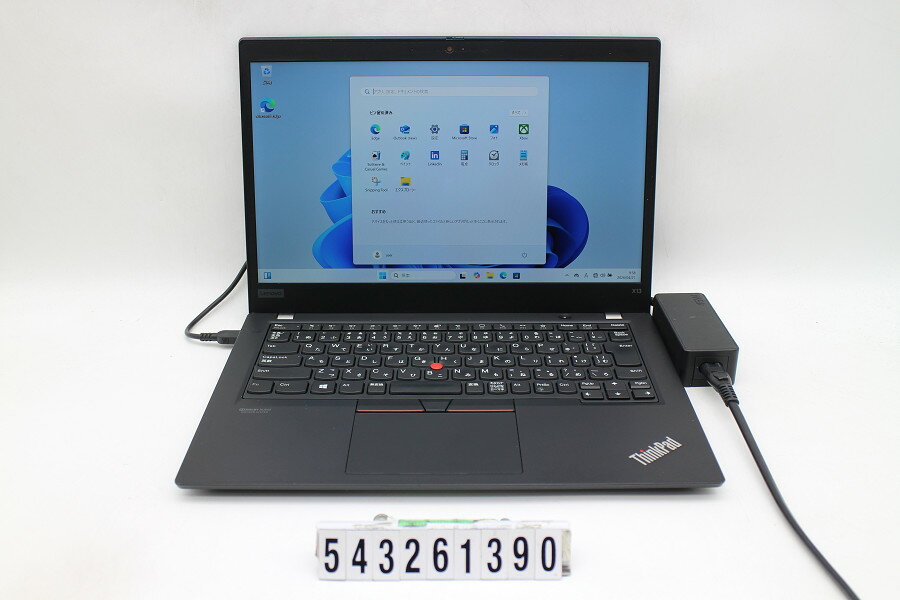 Onkyo - Lenovo ThinkPad X13 Gen1 Ryzen 3 PRO 4450U 2.5GHz/16GB/256GB(SSD)/13.3W/FHD(1920x1080)/Win11 キー文字消えあり【中古】【20260430】