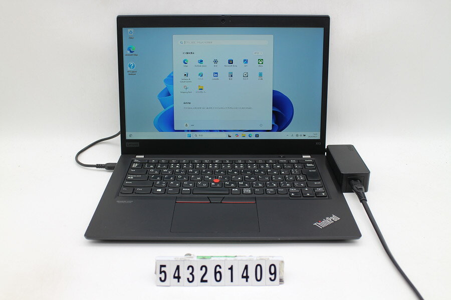 Lenovo - Lenovo ThinkPad X13 Gen1 Ryzen 3 PRO 4450U 2.5GHz/16GB/256GB(SSD)/13.3W/FHD(1920x1080)/Win11 キー文字消えあり【中古】【20260430】