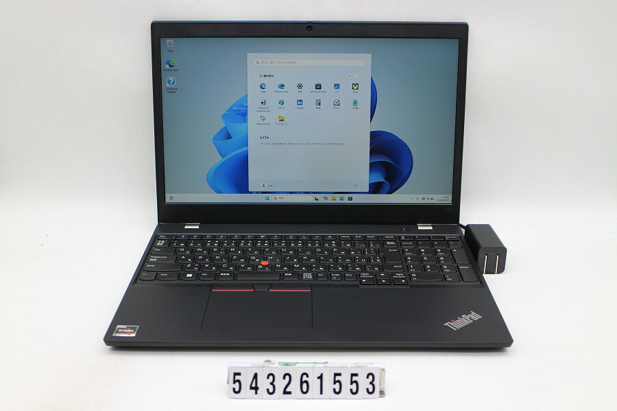 SONY - Lenovo ThinkPad L15 Gen2 Ryzen 3 5400U 2.6GHz/16GB/256GB(SSD)/15.6W/FHD(1920x1080)/Win11【中古】【20260430】