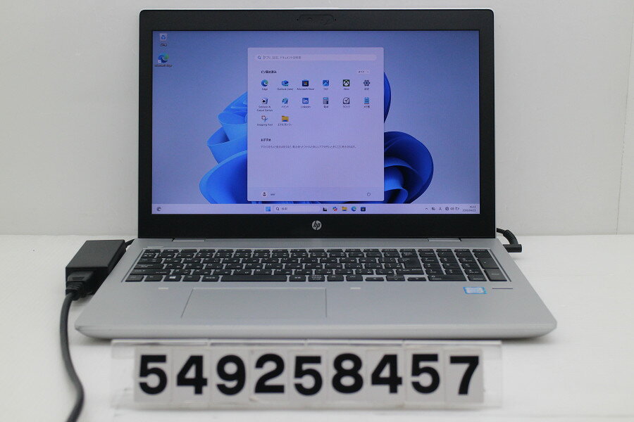 15 inches - hp ProBook 650 G4 Core i5 8250U 1.6GHz/16GB/128GB(SSD)/Multi/15.6W/FHD(1920x1080)/Win11【中古】【20260430】