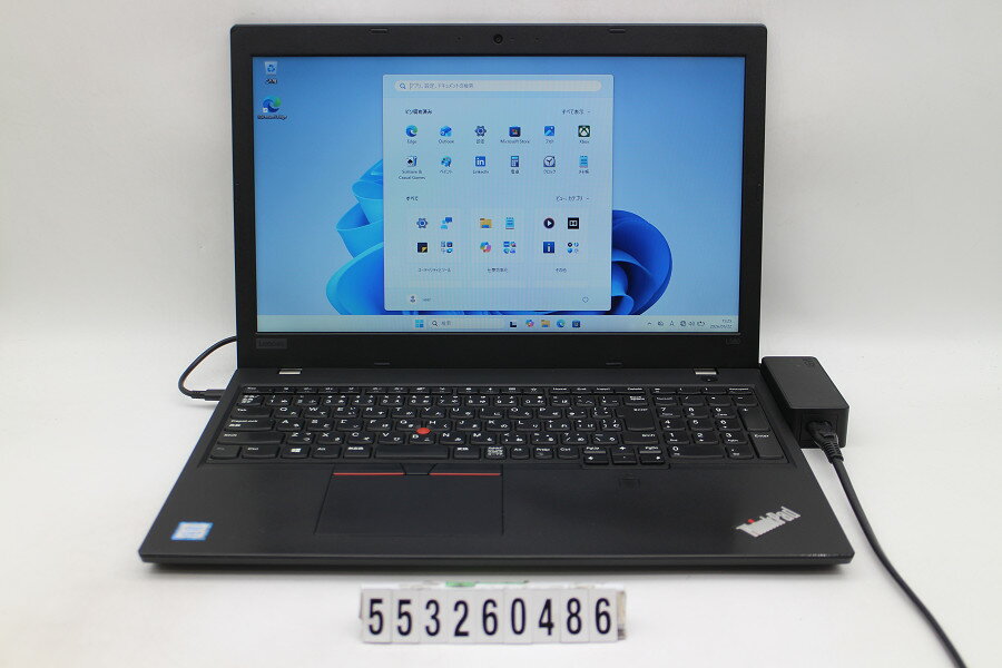 Rakuten - Lenovo ThinkPad L580 Core i5 8250U 1.6GHz/8GB/256GB(SSD)/15.6W/FWXGA(1366x768)/Win11 キー文字消えあり【中古】【20260526】