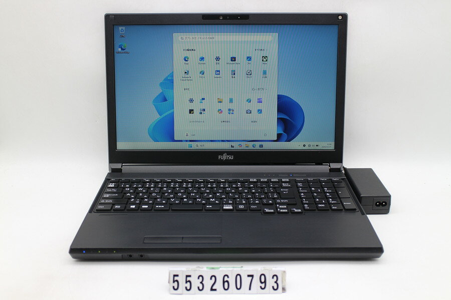 15 inches - 富士通 LIFEBOOK A5511/G Core i3 1125G4 2GHz/8GB/256GB(SSD)/DVD/15.6W/FWXGA(1366x768)/Win11 画面黄ばみあり【中古】【20260528】