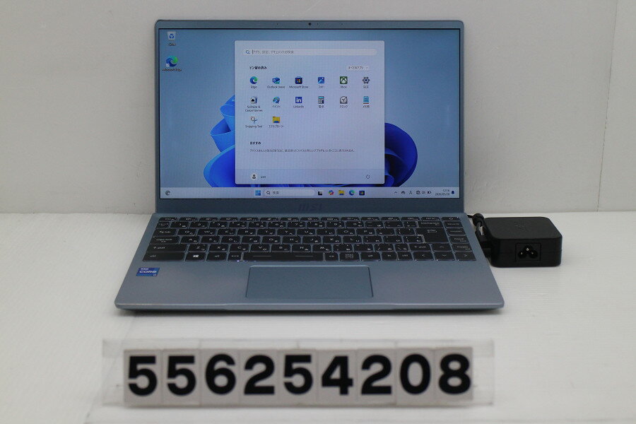 13 inches - MSI Modern 14 B11M-461JP Core i7 1165G7 2.8GHz/16GB/512GB(SSD)/14W/FHD(1920x1080)/Win11 画面シミあり【中古】【20260526】