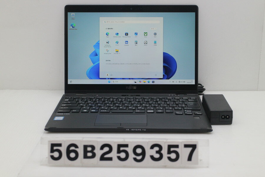 13 inches - 富士通 LIFEBOOK U939X/B Core i5 8365U 1.6GHz/8GB/256GB(SSD)/13.3W/FHD(1920x1080) タッチパネル/Win11 外装割れあり【中古】【20260526】