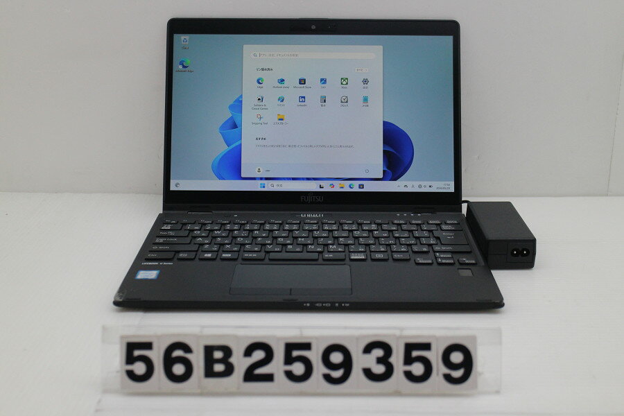 13 inches - 富士通 LIFEBOOK U939X/B Core i5 8365U 1.6GHz/8GB/256GB(SSD)/13.3W/FHD(1920x1080) タッチパネル/Win11 外装ヒビあり【中古】【20260526】