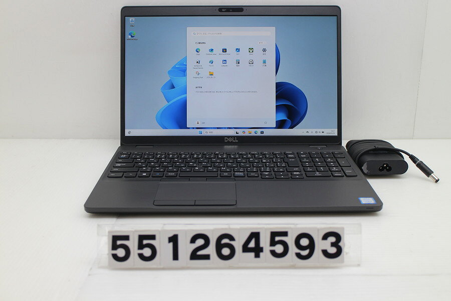 15 inches - DELL Latitude 5500 Core i5 8265U 1.6GHz/8GB/256GB(SSD)/15.6W/FHD(1920x1080)/Win11【中古】【20260526】