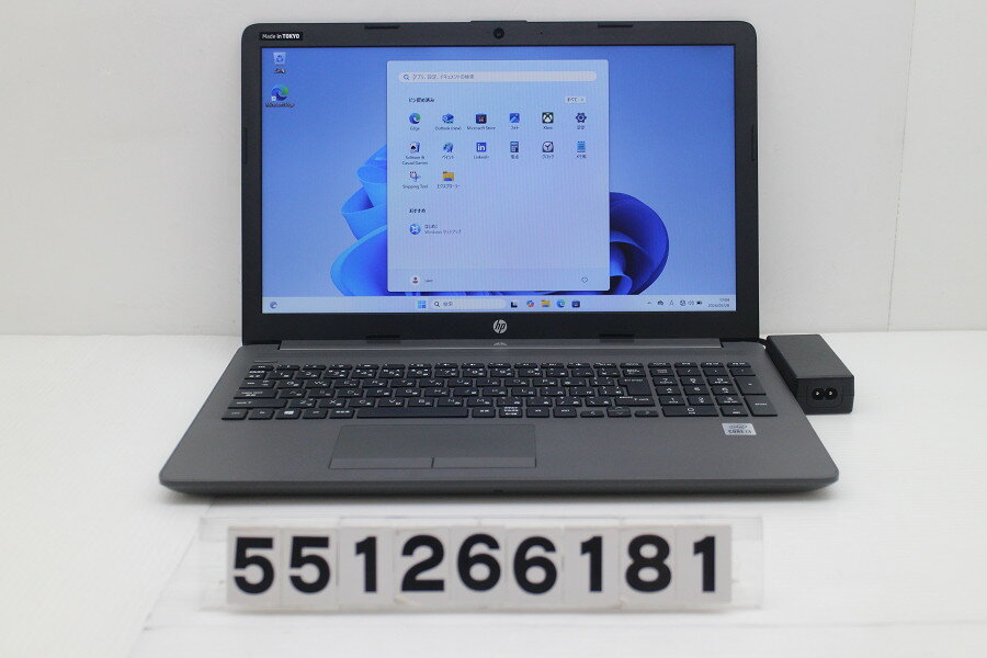 Rakuten - hp 250 G7 Core i3 1005G1 1.2GHz/8GB/256GB(SSD)/Multi/15.6W/FWXGA(1366x768)/Win11【中古】【20260602】