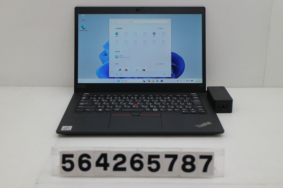 13 inches - Lenovo ThinkPad X13 Gen1 Core i5 10210U 1.6GHz/8GB/256GB(SSD)/13.3W/FHD(1920x1080)/Win11【中古】【20260526】