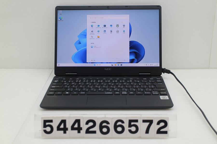 【ジャンク品】NEC PC-VRT10CGG9VE6 Core i5 10210Y 1GHz/8GB/128GB(SSD)/12.5W/FHD(1920x1080)/Win11 バッテリー完全消耗【中古】【20260618】