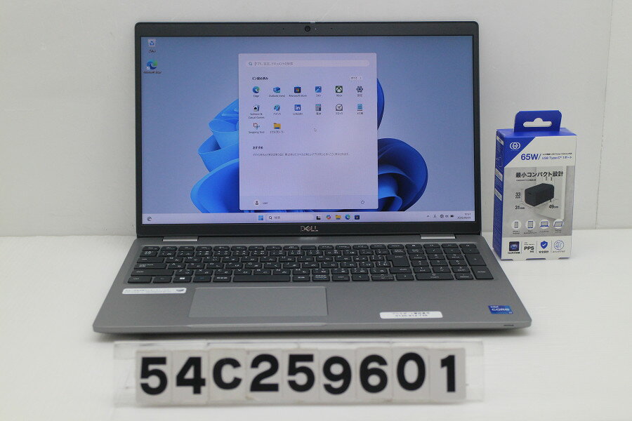 Rakuten - DELL Latitude 5520 Core i7 1185G7 3GHz/16GB/256GB(SSD)/15.6W/FHD(1920x1080)/Win11【中古】【20260612】