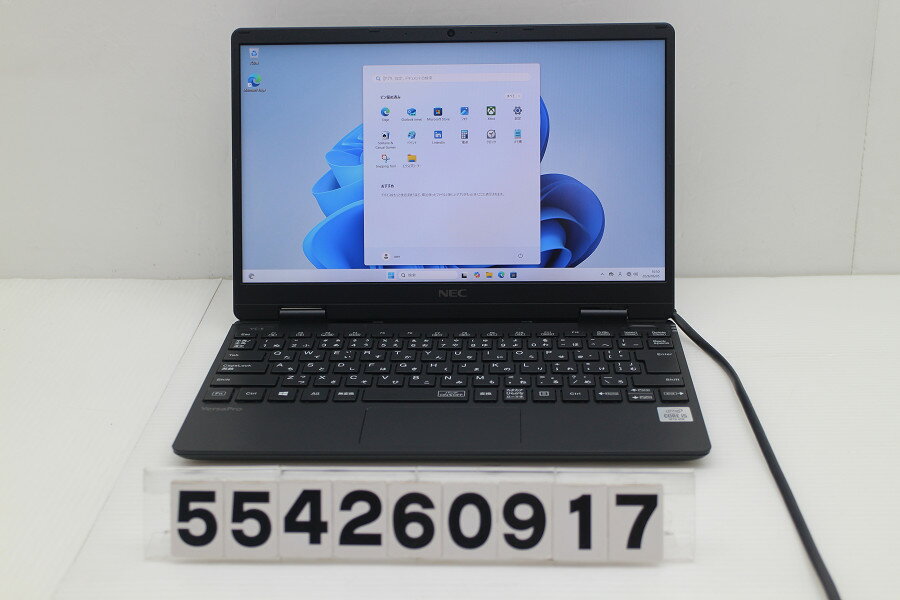 【ジャンク品】NEC PC-VKT10CGG6VD6 Core i5 10210Y 1GHz/8GB/128GB(SSD)/12.5W/FHD(1920x1080)/Win11 バッテリー完全消耗【中古】【20260618】
