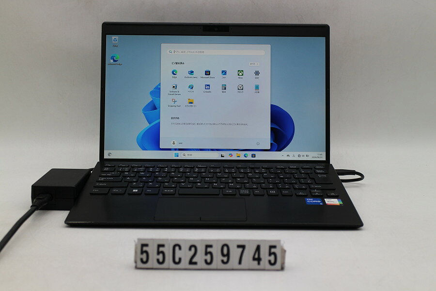 商品情報 No.55C259745メーカーVAIO商品名 型番・型名PC8839C11N仕様■基本スペック　・CPU：Corei5 1235U 1.3GHz(10コア12スレッド)　・メモリ：8192MB(変更不可)　・HDD：256GB(SSD)　・VGA：オンボード　・DRIVE：なし　・モニター：13.3インチワイドFHD(1920x1080)　・その他機能：無線LAN Bluetooth USB3.0 HDMI Webカメラ 顔認証 USB(Type-C)　・リカバリ：11 Pro 64bitリカバリ済(OS導入済)状態・動作状況■動作：中古動作品 ※液晶パネル面：確認した限りキーボード痕あり ※液晶表示：確認した限り目立つ表示不良なし ※バッテリ状態：充電駆動可能 ※バッテリは保証対象外となります。外観■汚れ　・外装汚れ若干有り。■シール痕　・若干あり。■傷　・外装に使用に差し支えない擦り傷がございます。■その他　・中古品のため使用に差し支えない傷、汚れがある場合がございます。　・本体内外装は清掃しておりますが、多少の汚れが残っている可能性がございます。　・全体摩耗 擦り傷 底面シール痕 パームレスト摩耗 塗装ハゲ タッチパッド摩耗 キーボード面摩耗あり　・キーボード特記事項：摩耗あり附属品■付属品(下記に記載の物以外は付属いたしません。また、写真に掲載の無い物は付属いたしません)　・ACアダプター対応情報-備考　・11 Pro 64bitリカバリ済(OS導入済)※リカバリ完了しておりますので、お届け後すぐにご利用頂けます。ご注意　・掲載中の商品について、一部の在庫は各地方のPCコンフル店頭でも展示、販売しています。　・搭載されたSSDやバッテリー等に関して、お問い合わせによる追加の状態確認(健康状態や残量等)は誠に申し訳ありませんが対応いたしておりません。　・店頭で展示している関係上、ごく稀に展示中の破損や付属品の欠損等が発生する場合がございます。その際には、当店よりお客さまにご連絡させていただきます。　・その場合、代替品をご提案させていただきます。ご提案商品がご注文者様の要件に添いません場合はキャンセル対応させて頂きます。　・PCコンフルの在庫に関しましては、同時発送およびサイズによりますが同梱発送を対応させて頂けます。但し在庫が複数拠点の場合、対応がかないません。