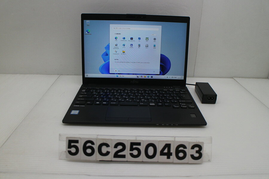 商品情報 No.56C250463メーカー富士通商品名 型番・型名LIFEBOOK U939/B※FMVU24011仕様■基本スペック　・CPU：Corei5 8365U 1.6GHz(4コア8スレッド)　・メモリ：8192MB(変更不可)　・HDD：256GB(SSD)　・VGA：オンボード　・DRIVE：なし　・モニター：13.3インチワイドFHD(1920x1080)　・その他機能：無線LAN Bluetooth SDスロット USB3.0 HDMI Webカメラ 指紋認証 顔認証 USB(Type-C)　・リカバリ：11 Pro 64bitリカバリ済(OS導入済)状態・動作状況■動作：中古動作品 ※液晶パネル面：確認した限り傷 キーボード痕あり ※液晶表示：確認した限り目立つ表示不良なし ※バッテリ状態：充電駆動可能 ※バッテリは保証対象外となります。外観■汚れ　・外装汚れ若干有り。■シール痕　・若干あり。■傷　・外装に使用に差し支えない擦り傷がございます。■その他　・中古品のため使用に差し支えない傷、汚れがある場合がございます。　・本体内外装は清掃しておりますが、多少の汚れが残っている可能性がございます。　・天板擦り傷 摩耗 パームレスト摩耗 タッチパッド摩耗 背面擦り傷 底面擦り傷あり　・キーボード特記事項：摩耗 複数のキーに文字消えあり附属品■付属品(下記に記載の物以外は付属いたしません。また、写真に掲載の無い物は付属いたしません)　・ACアダプター対応情報-備考　・11 Pro 64bitリカバリ済(OS導入済)※リカバリ完了しておりますので、お届け後すぐにご利用頂けます。ご注意　・掲載中の商品について、一部の在庫は各地方のPCコンフル店頭でも展示、販売しています。　・搭載されたSSDやバッテリー等に関して、お問い合わせによる追加の状態確認(健康状態や残量等)は誠に申し訳ありませんが対応いたしておりません。　・店頭で展示している関係上、ごく稀に展示中の破損や付属品の欠損等が発生する場合がございます。その際には、当店よりお客さまにご連絡させていただきます。　・その場合、代替品をご提案させていただきます。ご提案商品がご注文者様の要件に添いません場合はキャンセル対応させて頂きます。　・PCコンフルの在庫に関しましては、同時発送およびサイズによりますが同梱発送を対応させて頂けます。但し在庫が複数拠点の場合、対応がかないません。