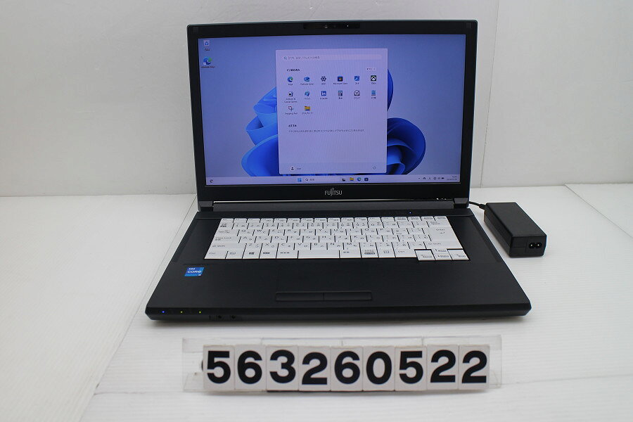 商品情報 No.563260522メーカー富士通商品名 型番・型名LIFEBOOK A5511/G※FMVA86002仕様■基本スペック　・CPU：Corei5 1145G7 2.6GHz(4コア8スレッド)　・メモリ：8192MB(8GB×1枚(空きスロット×1))　・HDD：256GB(SSD)　・VGA：オンボード　・DRIVE：DVD-ROM　・モニター：15.6インチワイドFHD(1920x1080)　・その他機能：無線LAN Bluetooth USB3.0 HDMI Webカメラ 顔認証 USB(Type-C)　・リカバリ：11 Pro 64bitリカバリ済(OS導入済)状態・動作状況■動作：中古動作品 ※液晶パネル面：確認した限り目立つ傷なし ※液晶表示：確認した限り目立つ表示不良なし ※バッテリ状態：充電駆動可能 ※バッテリは保証対象外となります。外観■汚れ　・外装汚れ若干有り。■シール痕　・若干あり。■傷　・外装に使用に差し支えない擦り傷がございます。■その他　・中古品のため使用に差し支えない傷、汚れがある場合がございます。　・本体内外装は清掃しておりますが、多少の汚れが残っている可能性がございます。　・全体摩耗 傷 擦り傷 パームレスト摩耗あり　・キーボード特記事項：摩耗あり附属品■付属品(下記に記載の物以外は付属いたしません。また、写真に掲載の無い物は付属いたしません)　・ACアダプター対応情報-備考　・11 Pro 64bitリカバリ済(OS導入済)※リカバリ完了しておりますので、お届け後すぐにご利用頂けます。ご注意　・掲載中の商品について、一部の在庫は各地方のPCコンフル店頭でも展示、販売しています。　・搭載されたSSDやバッテリー等に関して、お問い合わせによる追加の状態確認(健康状態や残量等)は誠に申し訳ありませんが対応いたしておりません。　・店頭で展示している関係上、ごく稀に展示中の破損や付属品の欠損等が発生する場合がございます。その際には、当店よりお客さまにご連絡させていただきます。　・その場合、代替品をご提案させていただきます。ご提案商品がご注文者様の要件に添いません場合はキャンセル対応させて頂きます。　・PCコンフルの在庫に関しましては、同時発送およびサイズによりますが同梱発送を対応させて頂けます。但し在庫が複数拠点の場合、対応がかないません。