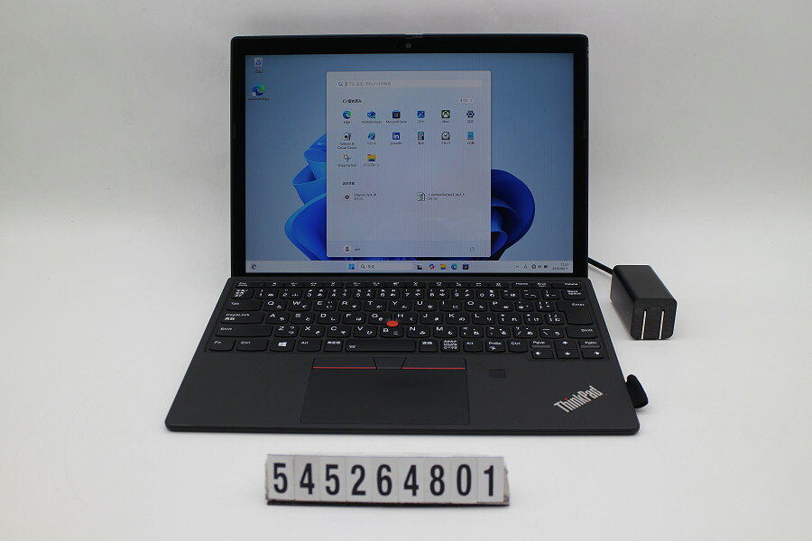 商品情報 No.545264801メーカーLenovo商品名 型番・型名ThinkPad X12 Detachable Gen1※20UVS2XQ00仕様■基本スペック　・CPU：Corei5 1130G7 1.1GHz(4コア8スレッド)　・メモリ：16384MB(変更不可)　・HDD：256GB(SSD)　・VGA：オンボード　・DRIVE：なし　・モニター：12.3インチワイドFHD(1920x1280) タッチパネルグレア液晶　・その他機能：無線LAN Bluetooth USB3.0 Webカメラ 指紋認証 顔認証 USB(Type-C) バックライト付キーボード　・リカバリ：11 Pro 64bitリカバリ済(OS導入済)状態・動作状況■動作：中古動作品 ※液晶パネル面：確認した限り目立つ傷なし ※液晶表示：確認した限り目立つ表示不良なし ※バッテリ状態：充電駆動可能 ※バッテリは保証対象外となります。外観■汚れ　・外装汚れ若干有り。■シール痕　・若干あり。■傷　・外装に使用に差し支えない擦り傷がございます。■その他　・中古品のため使用に差し支えない傷、汚れがある場合がございます。　・本体内外装は清掃しておりますが、多少の汚れが残っている可能性がございます。　・天板擦り傷 摩耗 パームレスト摩耗 タッチパッド摩耗 テカリ 背面擦り傷 底面擦り傷あり　・キーボード特記事項：摩耗あり附属品■付属品(下記に記載の物以外は付属いたしません。また、写真に掲載の無い物は付属いたしません)　・ACアダプター対応情報-備考　・11 Pro 64bitリカバリ済(OS導入済)※リカバリ完了しておりますので、お届け後すぐにご利用頂けます。ご注意　・掲載中の商品について、一部の在庫は各地方のPCコンフル店頭でも展示、販売しています。　・搭載されたSSDやバッテリー等に関して、お問い合わせによる追加の状態確認(健康状態や残量等)は誠に申し訳ありませんが対応いたしておりません。　・店頭で展示している関係上、ごく稀に展示中の破損や付属品の欠損等が発生する場合がございます。その際には、当店よりお客さまにご連絡させていただきます。　・その場合、代替品をご提案させていただきます。ご提案商品がご注文者様の要件に添いません場合はキャンセル対応させて頂きます。　・PCコンフルの在庫に関しましては、同時発送およびサイズによりますが同梱発送を対応させて頂けます。但し在庫が複数拠点の場合、対応がかないません。