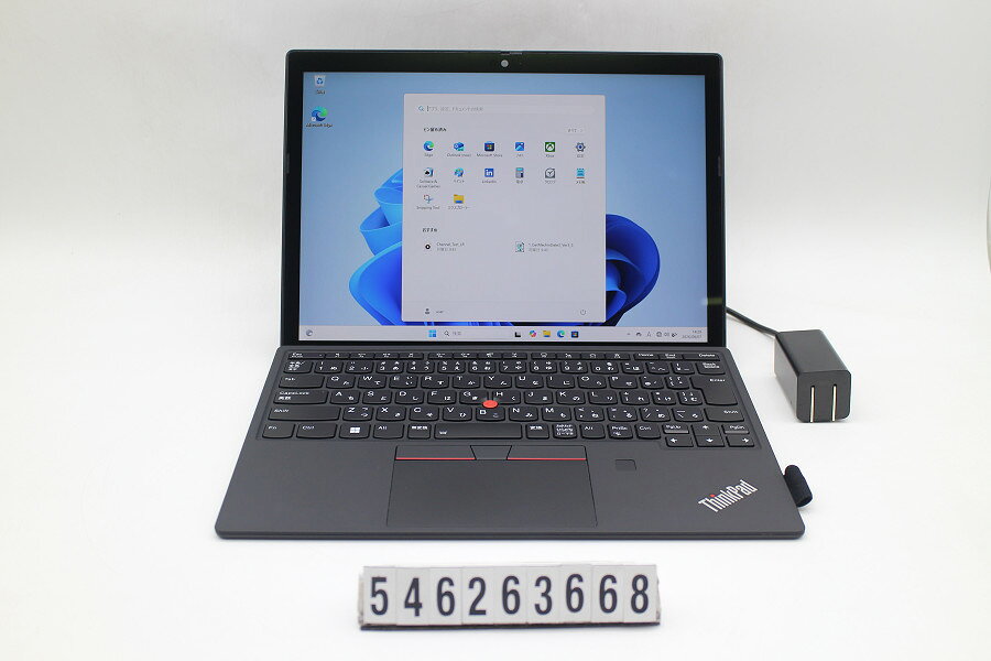 商品情報 No.546263668メーカーLenovo商品名 型番・型名ThinkPad X12 Detachable Gen1※20UVS2XQ00仕様■基本スペック　・CPU：Corei5 1130G7 1.1GHz(4コア8スレッド)　・メモリ：16384MB(変更不可)　・HDD：256GB(SSD)　・VGA：オンボード　・DRIVE：なし　・モニター：12.3インチワイドFHD(1920x1280) タッチパネルグレア液晶　・その他機能：無線LAN Bluetooth USB3.0 Webカメラ 指紋認証 顔認証 USB(Type-C) バックライト付キーボード　・リカバリ：11 Pro 64bitリカバリ済(OS導入済)状態・動作状況■動作：中古動作品 ※液晶パネル面：確認した限りキーボード痕あり ※液晶表示：確認した限り目立つ表示不良なし ※バッテリ状態：充電駆動可能 ※バッテリは保証対象外となります。外観■汚れ　・外装汚れ若干有り。■シール痕　・若干あり。■傷　・外装に使用に差し支えない擦り傷がございます。■その他　・中古品のため使用に差し支えない傷、汚れがある場合がございます。　・本体内外装は清掃しておりますが、多少の汚れが残っている可能性がございます。　・天板擦り傷 摩耗 パームレスト摩耗 タッチパッド摩耗 テカリ 背面擦り傷 底面擦り傷あり　・キーボード特記事項：摩耗あり附属品■付属品(下記に記載の物以外は付属いたしません。また、写真に掲載の無い物は付属いたしません)　・ACアダプター対応情報-備考　・11 Pro 64bitリカバリ済(OS導入済)※リカバリ完了しておりますので、お届け後すぐにご利用頂けます。ご注意　・掲載中の商品について、一部の在庫は各地方のPCコンフル店頭でも展示、販売しています。　・搭載されたSSDやバッテリー等に関して、お問い合わせによる追加の状態確認(健康状態や残量等)は誠に申し訳ありませんが対応いたしておりません。　・店頭で展示している関係上、ごく稀に展示中の破損や付属品の欠損等が発生する場合がございます。その際には、当店よりお客さまにご連絡させていただきます。　・その場合、代替品をご提案させていただきます。ご提案商品がご注文者様の要件に添いません場合はキャンセル対応させて頂きます。　・PCコンフルの在庫に関しましては、同時発送およびサイズによりますが同梱発送を対応させて頂けます。但し在庫が複数拠点の場合、対応がかないません。