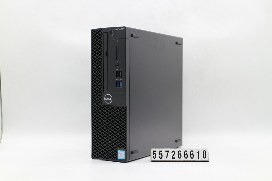 商品情報 No.557266610メーカーDELL商品名 型番・型名Optiplex 3070 SFF仕様■基本スペック　・CPU：Corei5 8500 3GHz(6コア6スレッド)　・メモリ：8192MB(4GB×2枚(空きスロットなし))　・HDD：256GB(SSD)　・VGA：オンボード+NVIDIA GeForce GT730 (2GB)　・DRIVE：DVDマルチ　・その他機能：USB3.0 HDMI DisplayPort 内蔵スピーカー　・リカバリ：11 Pro 64bitリカバリ済(OS導入済)状態・動作状況■動作：中古動作品外観■汚れ　・外装汚れ若干有り。■シール痕　・若干あり。■傷　・外装に使用に差し支えない擦り傷がございます。■その他　・中古品のため使用に差し支えない傷、汚れがある場合がございます。　・本体内外装は清掃しておりますが、多少の汚れが残っている可能性がございます。　・擦り傷あり附属品■付属品(下記に記載の物以外は付属いたしません。また、写真に掲載の無い物は付属いたしません)　・電源ケーブル(3ピン)対応情報-備考　・11 Pro 64bitリカバリ済(OS導入済)※リカバリ完了しておりますので、お届け後すぐにご利用頂けます。ご注意　・掲載中の商品について、一部の在庫は各地方のPCコンフル店頭でも展示、販売しています。　・搭載されたSSDやバッテリー等に関して、お問い合わせによる追加の状態確認(健康状態や残量等)は誠に申し訳ありませんが対応いたしておりません。　・店頭で展示している関係上、ごく稀に展示中の破損や付属品の欠損等が発生する場合がございます。その際には、当店よりお客さまにご連絡させていただきます。　・その場合、代替品をご提案させていただきます。ご提案商品がご注文者様の要件に添いません場合はキャンセル対応させて頂きます。　・PCコンフルの在庫に関しましては、同時発送およびサイズによりますが同梱発送を対応させて頂けます。但し在庫が複数拠点の場合、対応がかないません。