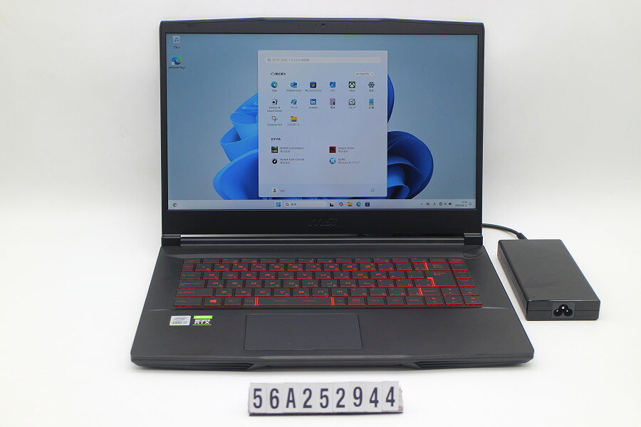 msi GF65 Thin 10UE-258JP Core i7 10750H 2.6GHz/16GB/1TB(SSD)/15.6W/FHD/Win11/NVIDIA GeForce RTX 3060 Laptop GPU【中古】【20260828】